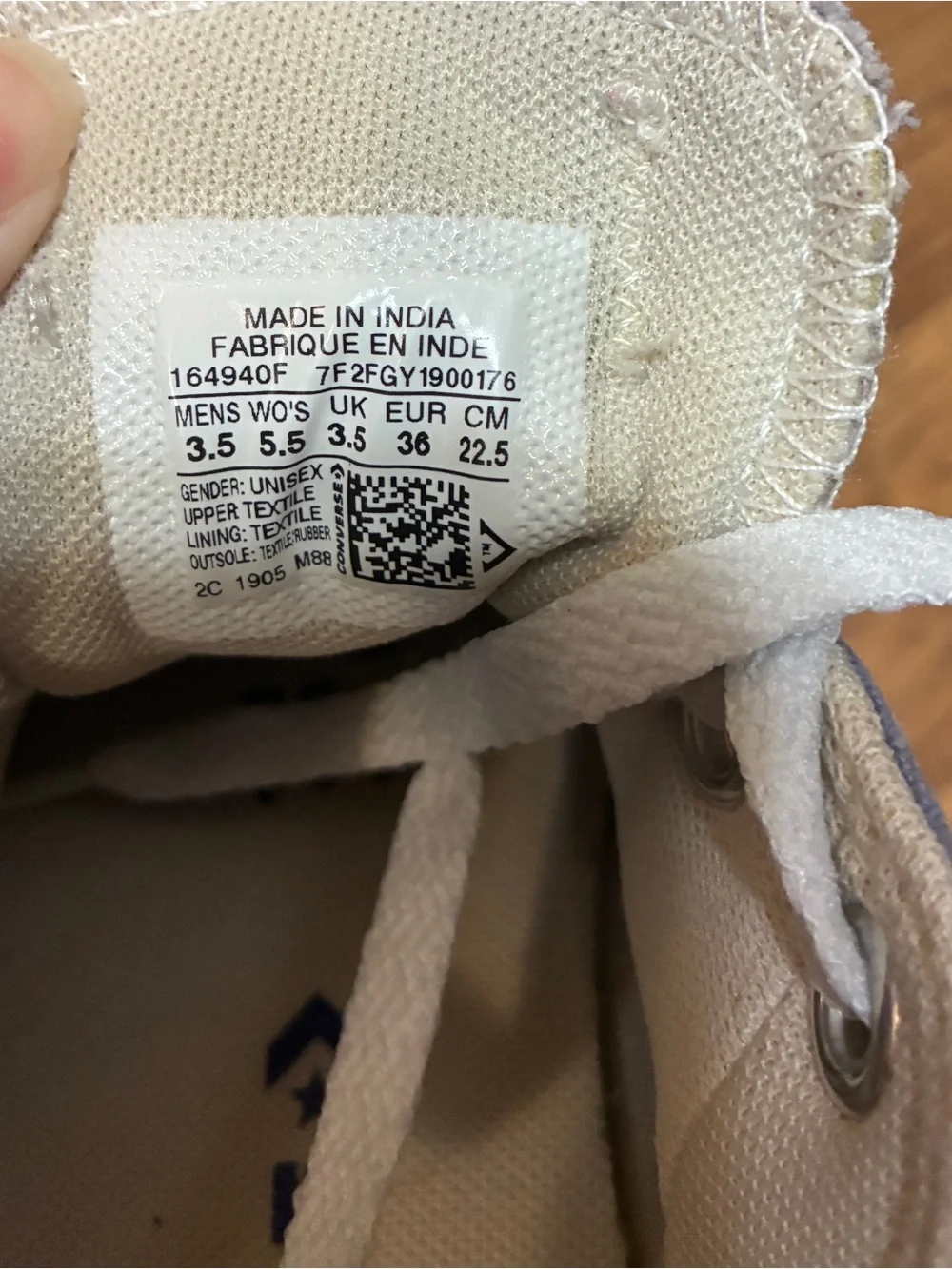 Converse insole color everyday